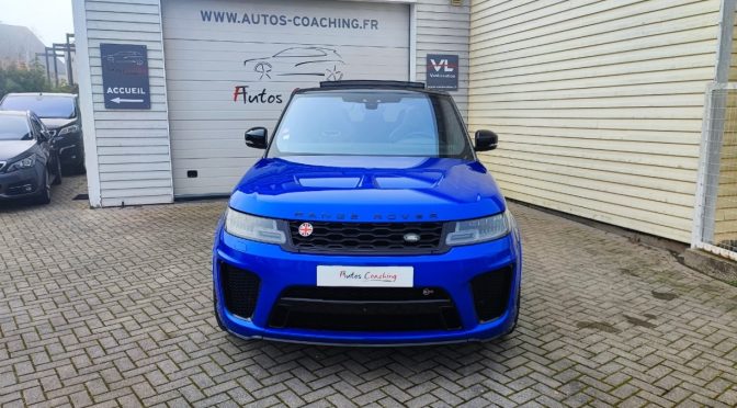 LAND ROVER RANGE ROVER SPORT II (2) 5.0 V8 SUPERCHARGED 575Ch SVR // HISTORIQUE COMPLET LAND ROVER