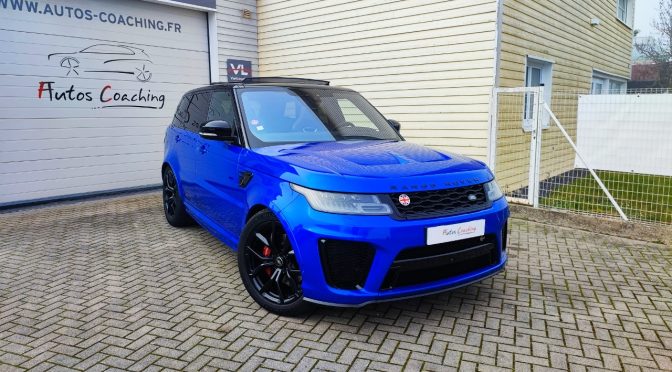 LAND ROVER RANGE ROVER SPORT II (2) 5.0 V8 SUPERCHARGED 575Ch SVR // HISTORIQUE COMPLET LAND ROVER