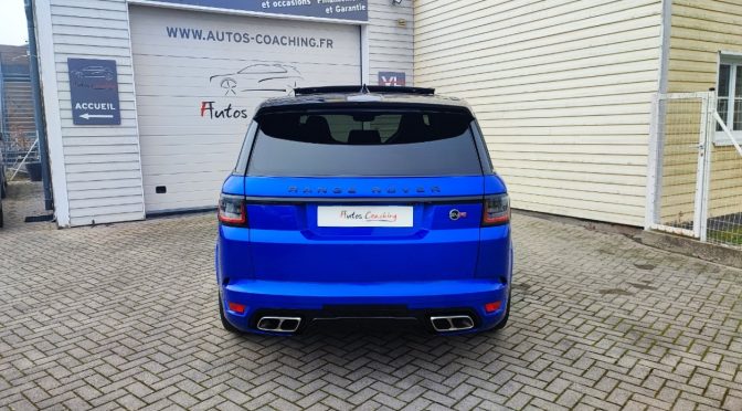 LAND ROVER RANGE ROVER SPORT II (2) 5.0 V8 SUPERCHARGED 575Ch SVR // HISTORIQUE COMPLET LAND ROVER