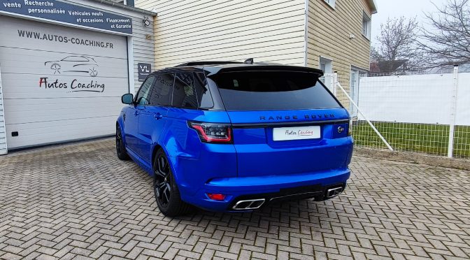 LAND ROVER RANGE ROVER SPORT II (2) 5.0 V8 SUPERCHARGED 575Ch SVR // HISTORIQUE COMPLET LAND ROVER